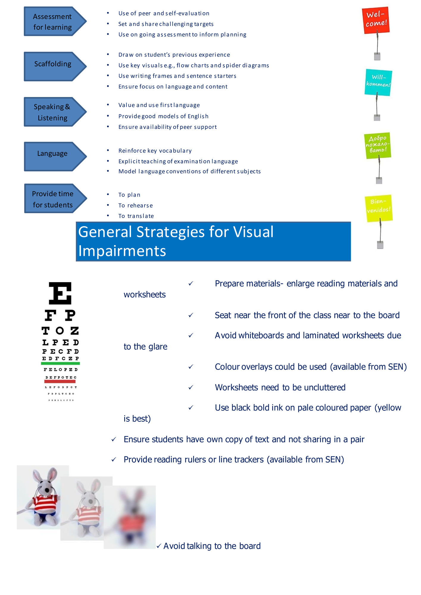 Guide to supporting pupils BPS 0007